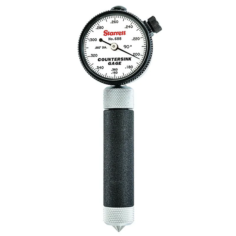 Medidor para Furos Escariados 90° 0,16-0,36" - 0,002