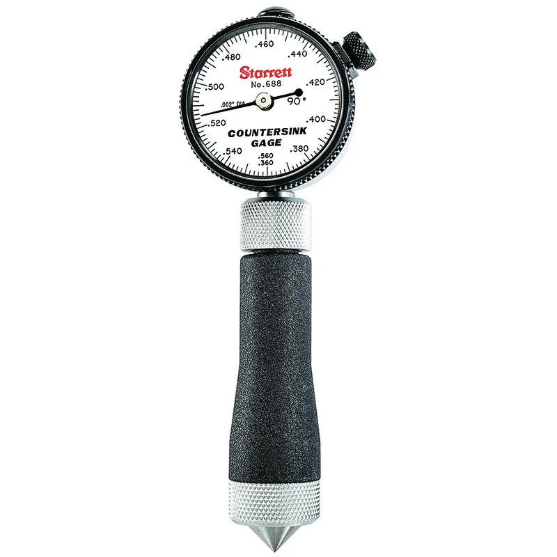 Medidor para furos escariados 90° 0,36-0,56" - 0,002"