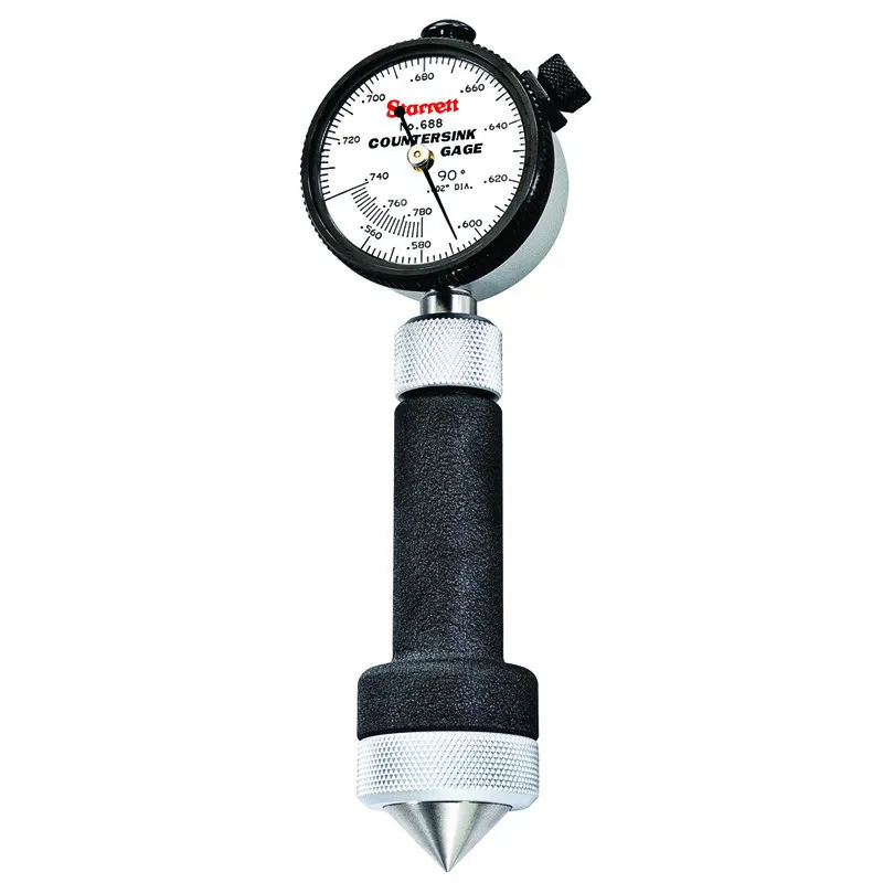 Medidor para furos escariados 90° 0,56-0,78" - 0,002"