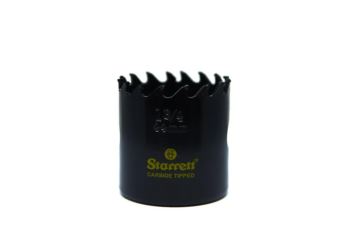 Serra Copo Ponta de Metal Duro CT de 44mm e 1.3/4 Polegadas - Starrett - Código do Produto - CT134