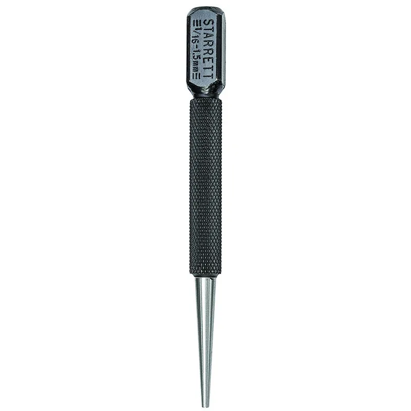 Punção para prego com cabeça de 1,6mm-1/16" de diâmetro