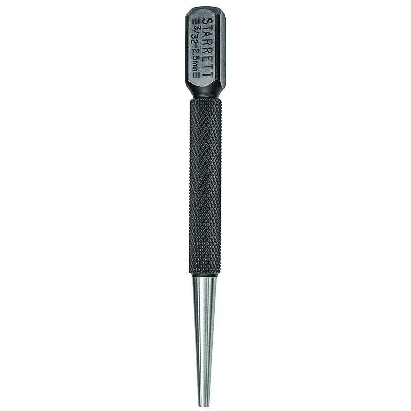 Punção para prego com cabeça de 2,4mm-3/32" de diâmetro
