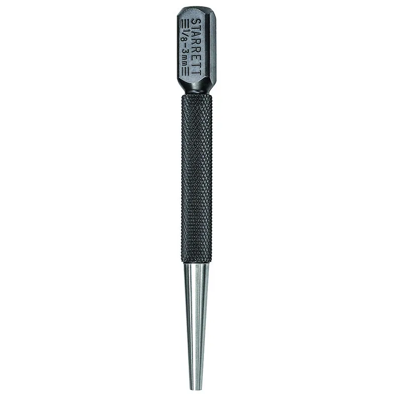 Punção para prego com cabeça de 3,0mm-1/8" de diâmetro