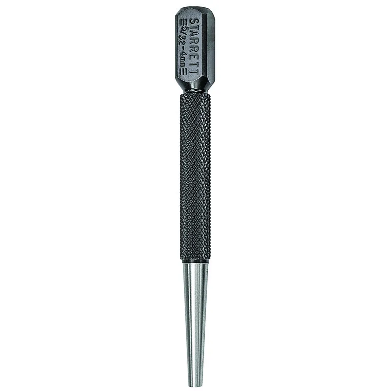 Punção para prego com cabeça de 4,0mm-5/32" de diâmetro