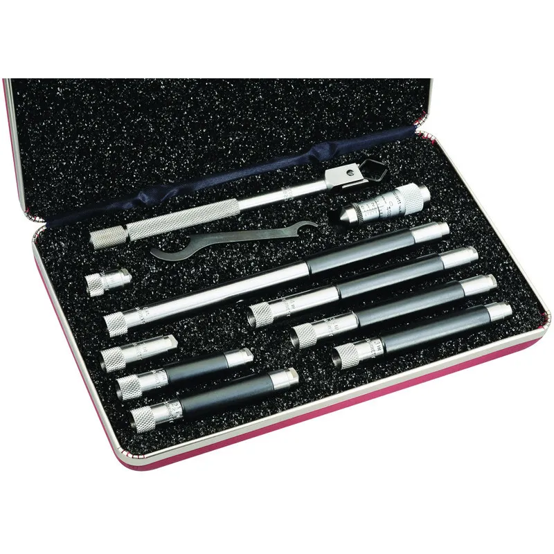Micrômetro Interno Tubular com Capacidade de 1.1/2 - 12" polegadas e Exatidão de ± 0.00015"
