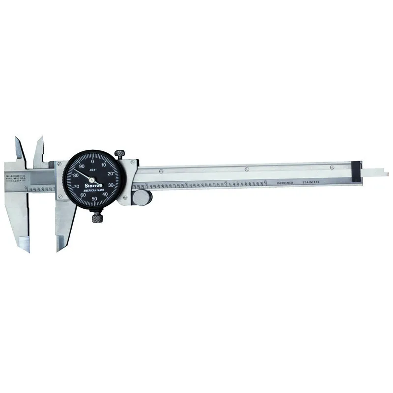 Paquímetro com relógio preto 6" resolução 0.001" - Ref. B120A-6