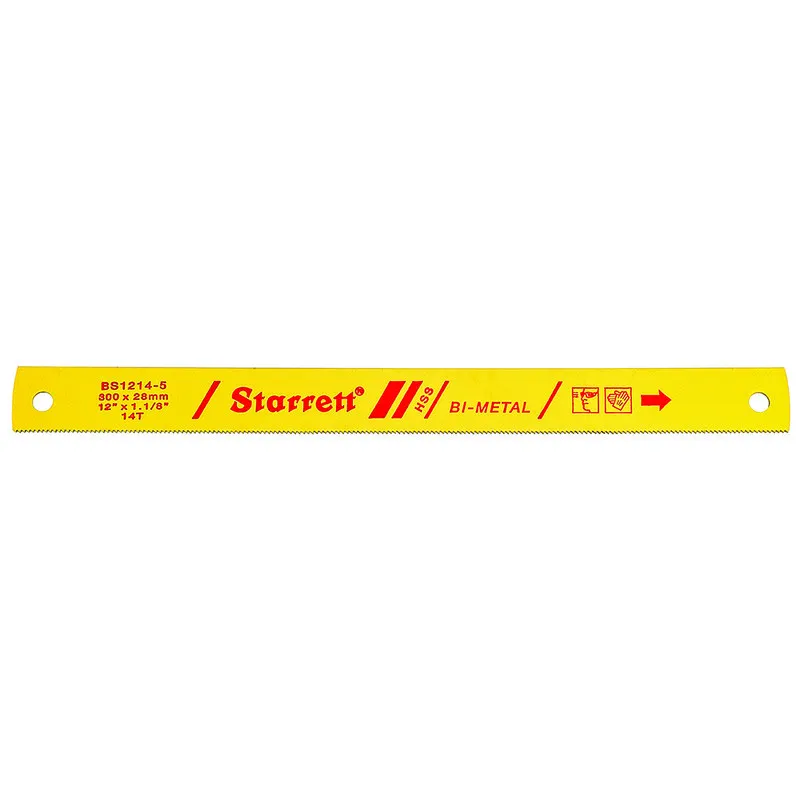 Lâmina Serra Máquina Bi-metal BS - Linha Polegada 14 Dentes, Dimensões de 12 x 1.1/8 x.050 x.334"