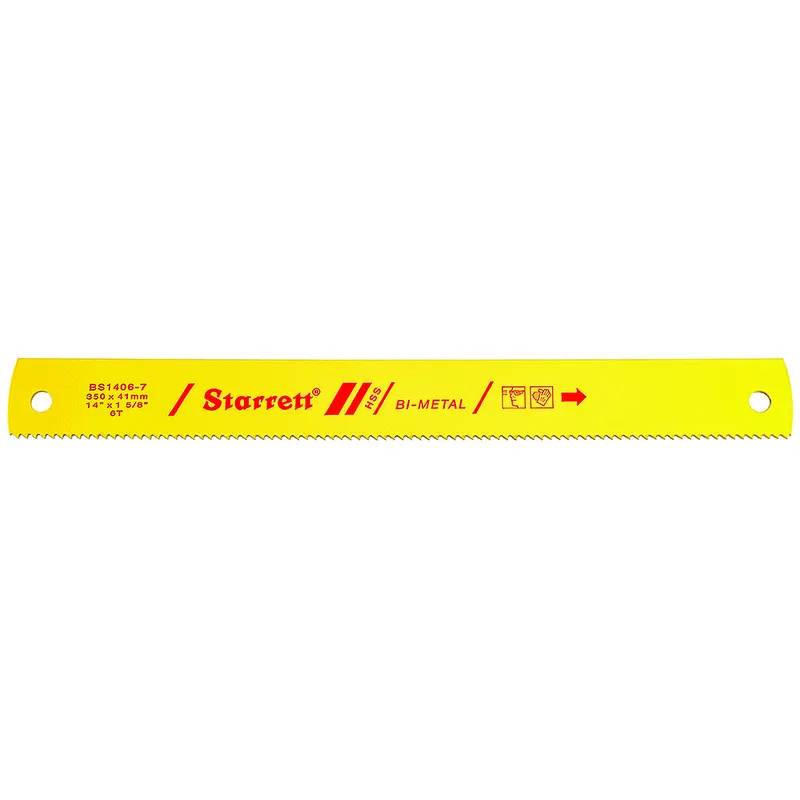 Lâmina Serra Máquina Bi-metal BS - Linha Polegada 6 Dentes, Dimensões de 14 x 1.5/8 x.075 x.413"