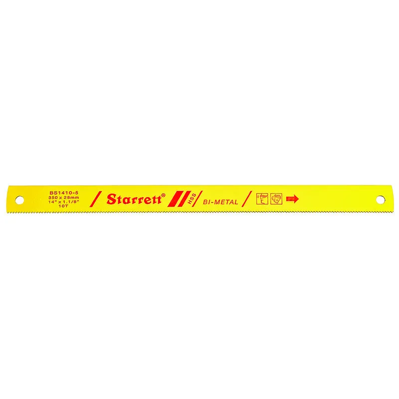 Lâmina Serra Máquina Bi-metal BS - Linha Polegada 10 Dentes, Dimensões de 14 x 1.1/8 x.050 x.334"