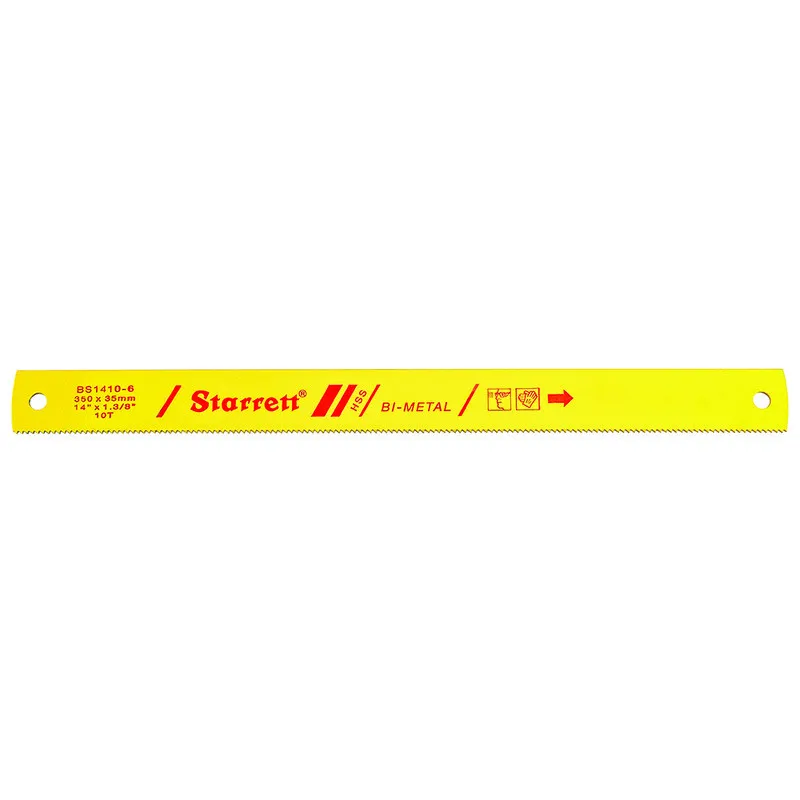 Lâmina Serra Máquina Bi-metal BS - Linha Polegada 10 Dentes, Dimensões de 14 x 1.3/8 x.062 x.334"