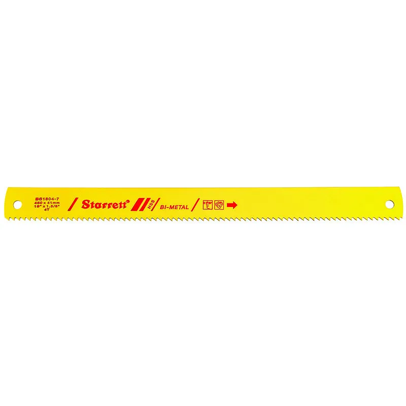 Lâmina Serra Máquina Bi-metal BS - Linha Polegada 4 Dentes, Dimensões de 18 x 1.5/8 x.075 x.413"