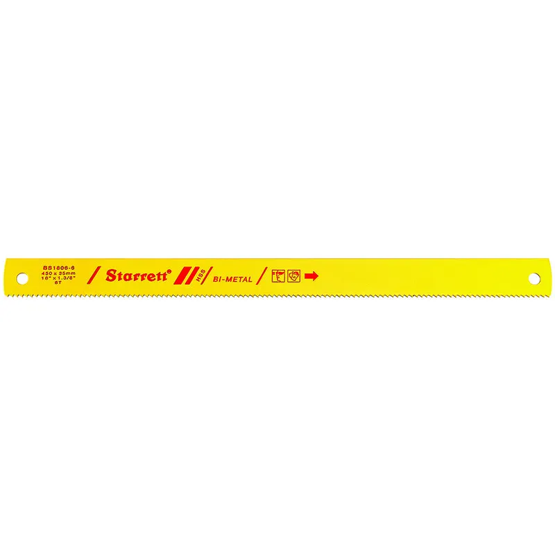 Lâmina Serra Máquina Bi-metal BS - Linha Polegada 6 Dentes, Dimensões de 18 x 1.3/8 x.062 x.413"
