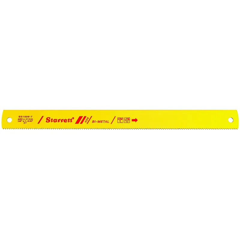 Lâmina Serra Máquina Bi-metal BS - Linha Polegada 6 Dentes, Dimensões de 18 x 1.5/8 x.075 x.413"