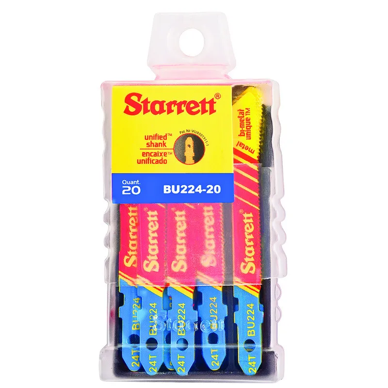 Lâmina de Serra Tico-Tico Metal - Bi-Metal com Encaixe Unificado - 51 x 7,5 x 1,0mm e Dentição de 24
