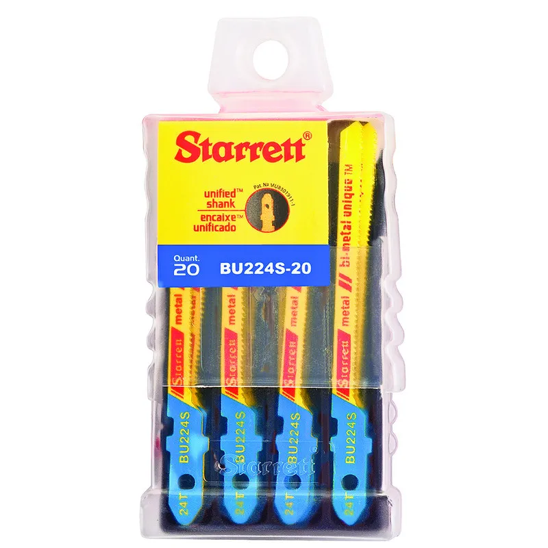 Lâmina de Serra Tico-Tico Metal - Bi-Metal com Encaixe Unificado - 51 x 4,5 x 1,0mm e Dentição de 24