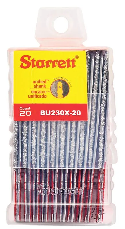 Lâmina de Serra Tico-Tico Multi Carboneto de Tungstênio e Encaixe Unificado 51 x 7,5 x 2,7mm - Caixa com 20 Lâminas - BU230X-20