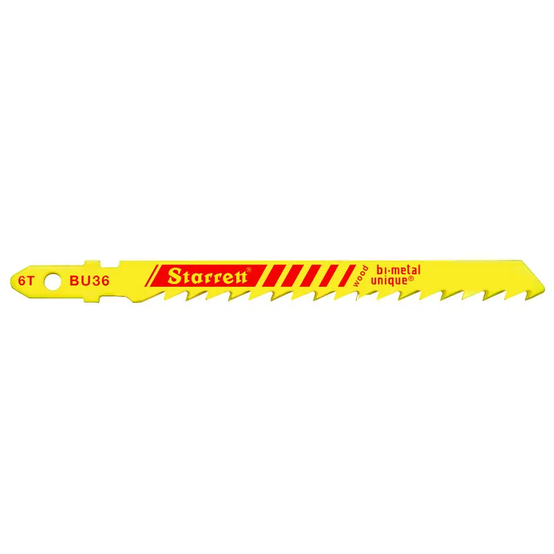 Lâmina de Serra Tico-Tico Madeira - Bi-Metal com Encaixe Unificado - 76 x 7,5 x 1,27mm - Caixa com 100 lâminas - BU36-100