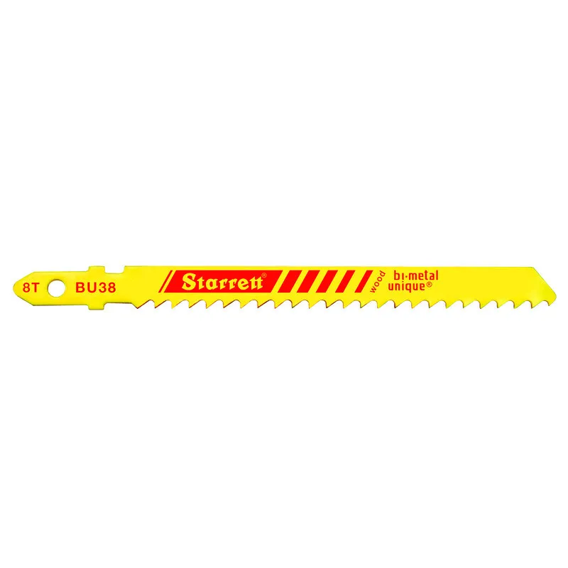 Lâmina de Serra Tico-Tico Madeira - Bi-Metal com Encaixe Unificado - 76 x 7,5 x 1,27mm - Cartela com 5 lâminas
