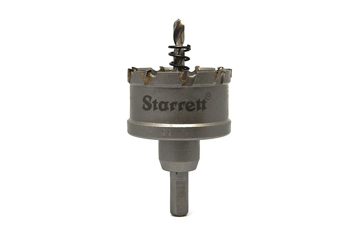 Serra Copo Tipo Fresa - CTD - Ponta de Metal Duro de 60mm e 2.3/8 Polegadas - Starrett - Código do Produto - CTD60