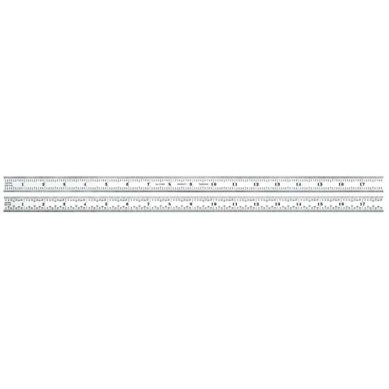 Escala de Aço Fosca 18" Graduações 1/32-1/64-1/50-1/100