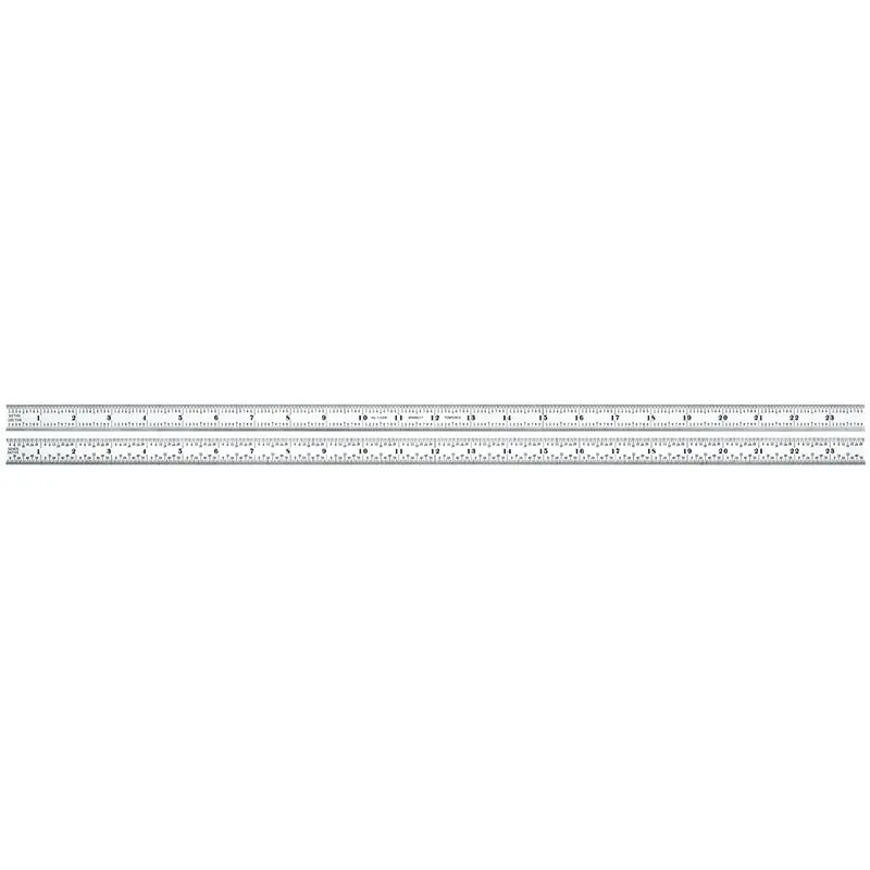 Escala de Aço Fosca 24" Graduações 1/32-1/64-1/50-1/100