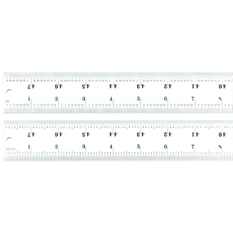 Escala de Aço Fosca 48" Graduações 1/32-1/64-1/50-1/100
