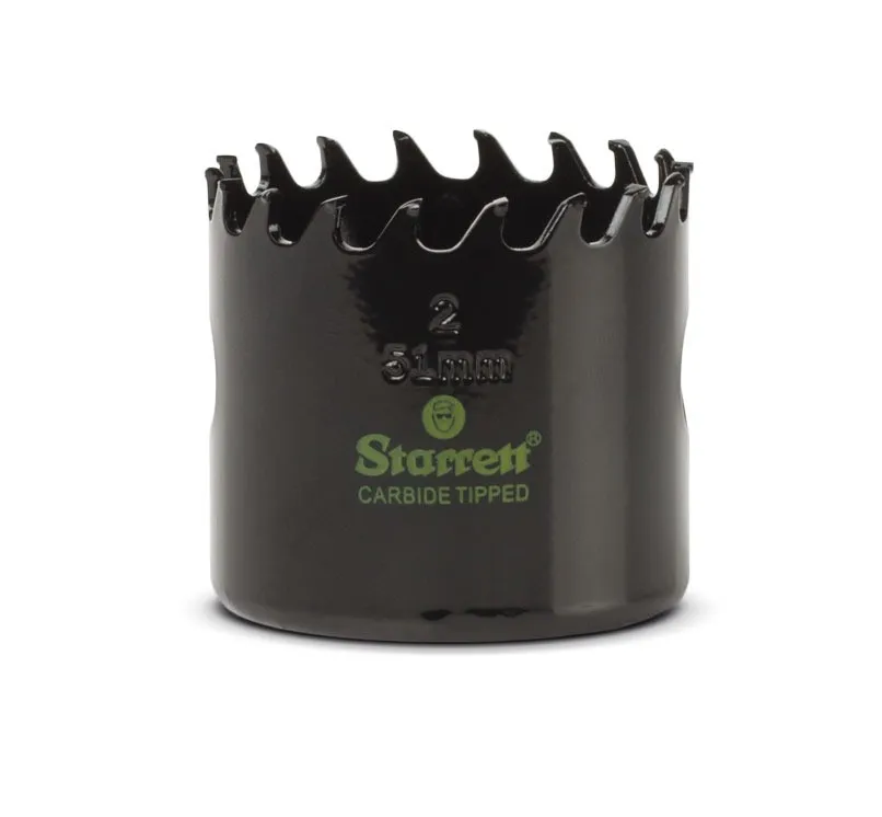 Serra Copo Ponta de Metal Duro CT de 51mm e 2 Polegadas - Starrett - Código do Produto - CT200