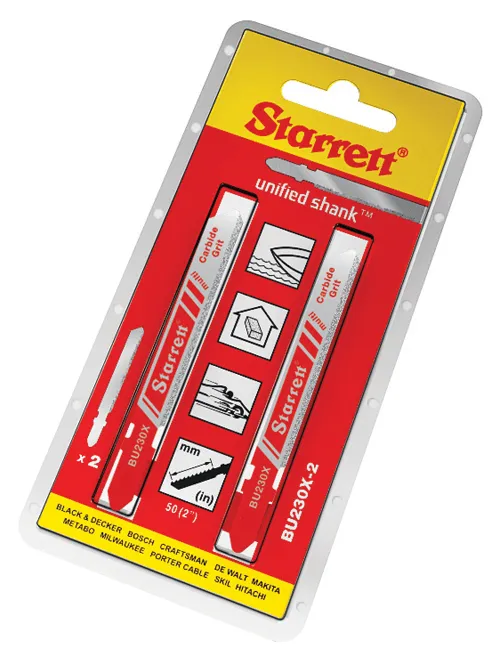 Lâmina de Serra Tico-Tico Multi Carboneto de Tungstênio e Encaixe Unificado 51 x 7,5 x 2,7mm - Cartela com 2 Lâminas - BU230X-2