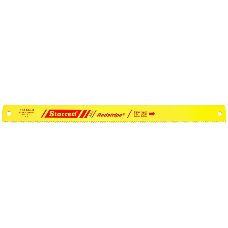 Lâmina Serra Máquina - Aço Rápido RS - Linha Métrica 4 Dentes, Dimensões de 600 x 50 x 2,50 x 12,50 Milímetros