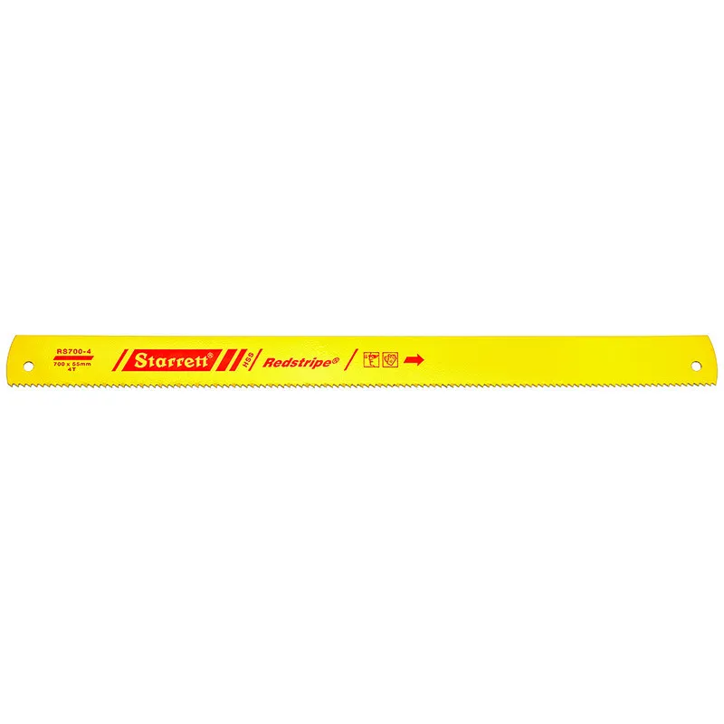 Lâmina Serra Máquina - Aço Rápido RS - Linha Métrica 4 Dentes, Dimensões de 700 x 54 x 2,50 x 10,50 Milímetros