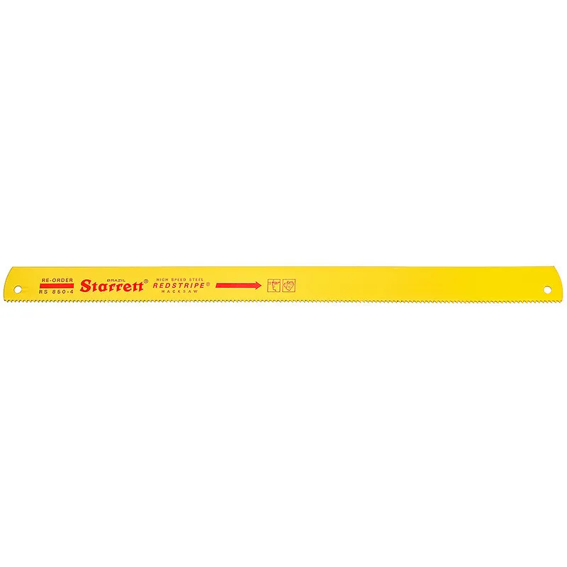 Lâmina Serra Máquina - Aço Rápido RS - Linha Métrica 4 Dentes, Dimensões de 850 x 60 x 3,00 x 12,50 Milímetros