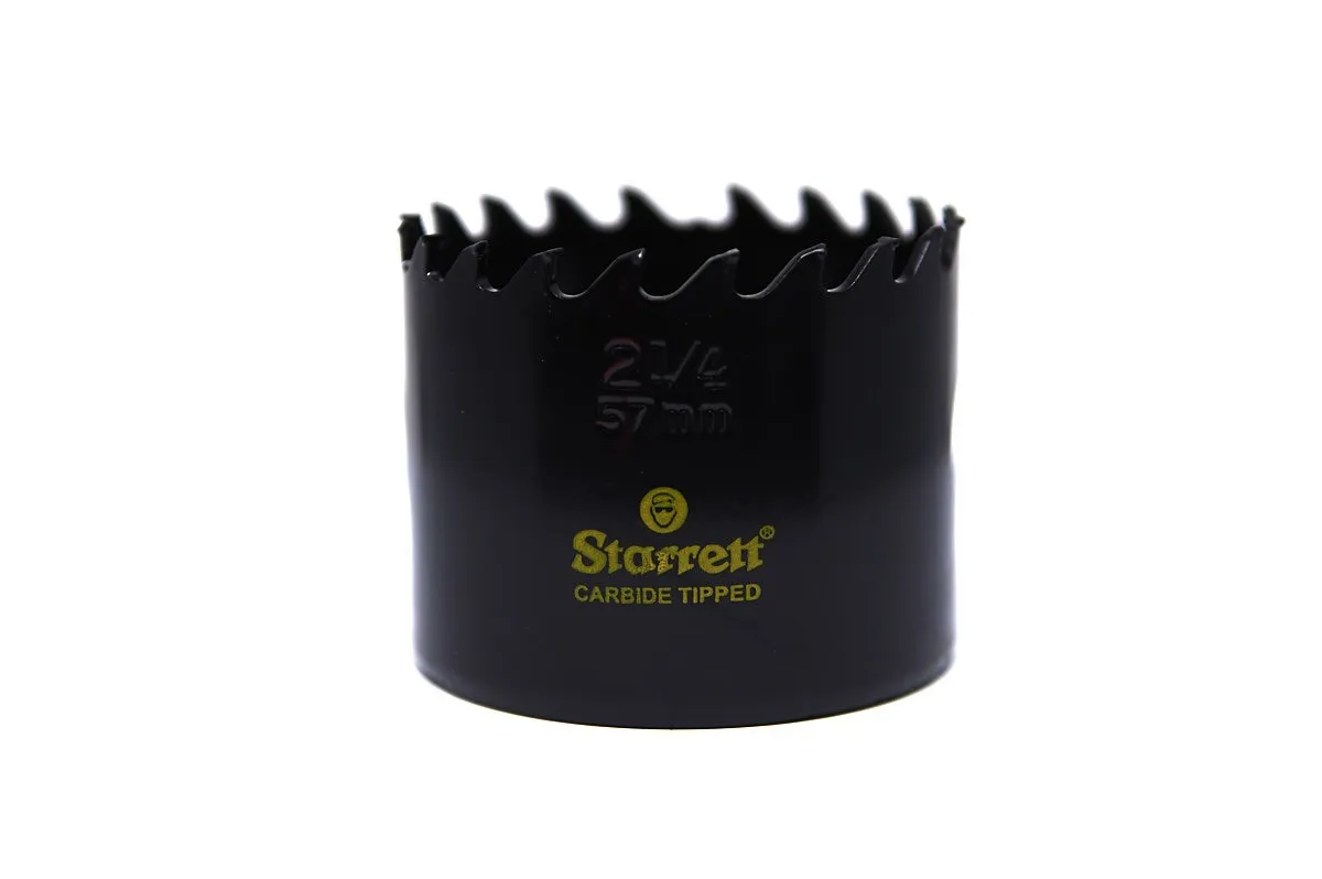 Serra Copo Ponta de Metal Duro CT de 57mm e 2.1/4 Polegadas - Starrett - Código do Produto - CT214