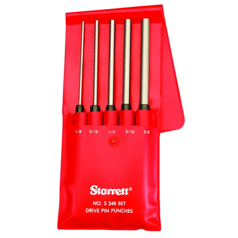 Jogo Saca Pino de Aço Temperado Kit com 5 Peças 200mm / 8" - Ref. S248PC