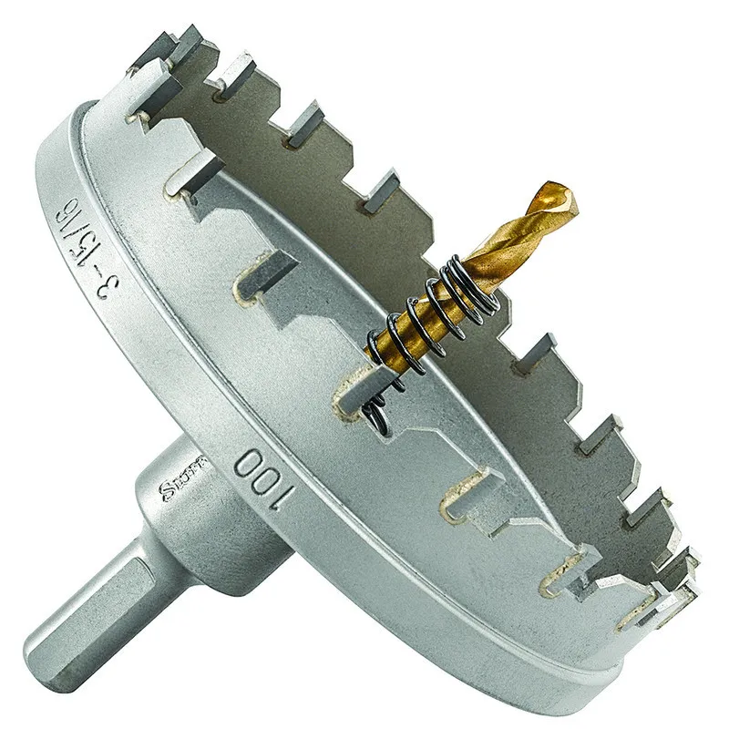 Serra Copo Tipo Fresa - SM Pastilhas de Metal Duro de 100mm e 3.15/16 Polegadas - Starrett - Código do Produto - SM100