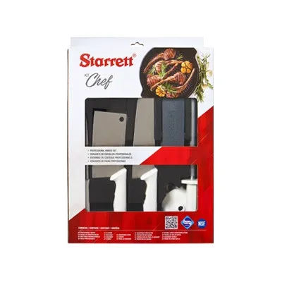 Kit Chef Starrett® com Cabo Branco (BKK-6W1)