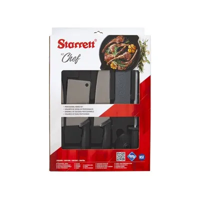 Kit Chef Starrett® com Cabo Preto (BKK-6B1)