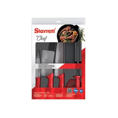 Kit Chef Starrett® com Cabo Vermelho BKK-6R1