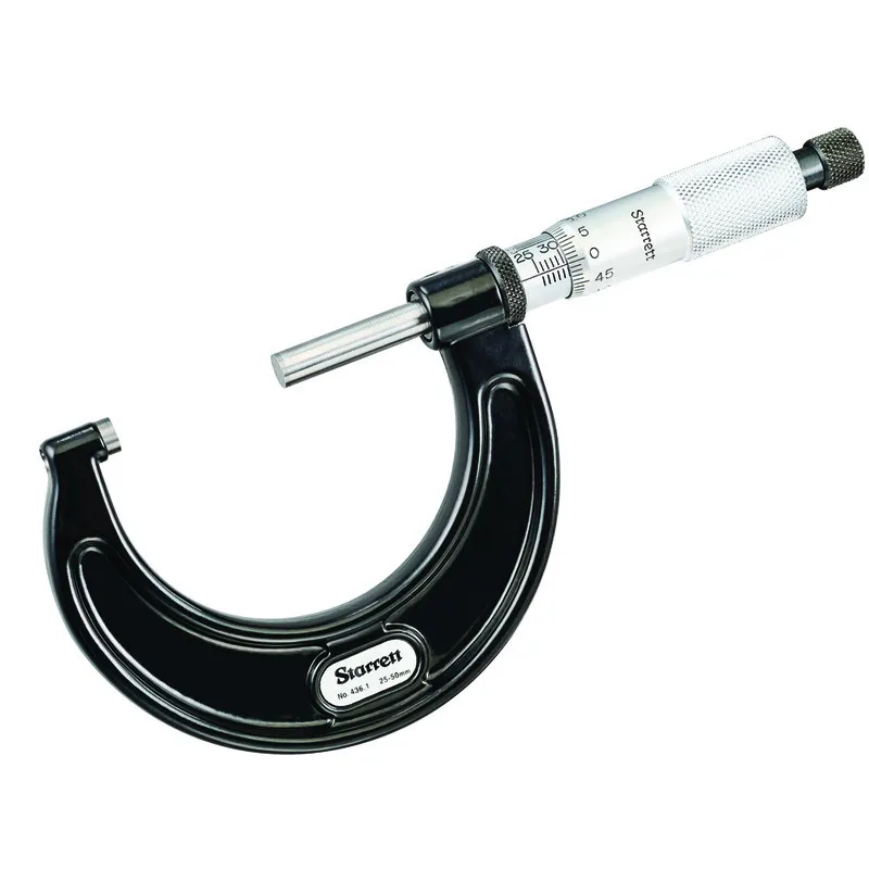 Micrômetro Externo com Capacidade de 25 – 50mm, Resolução de 0,001mm e Exatidão de ±0,002mm - Ref. V436.1MXRL-50