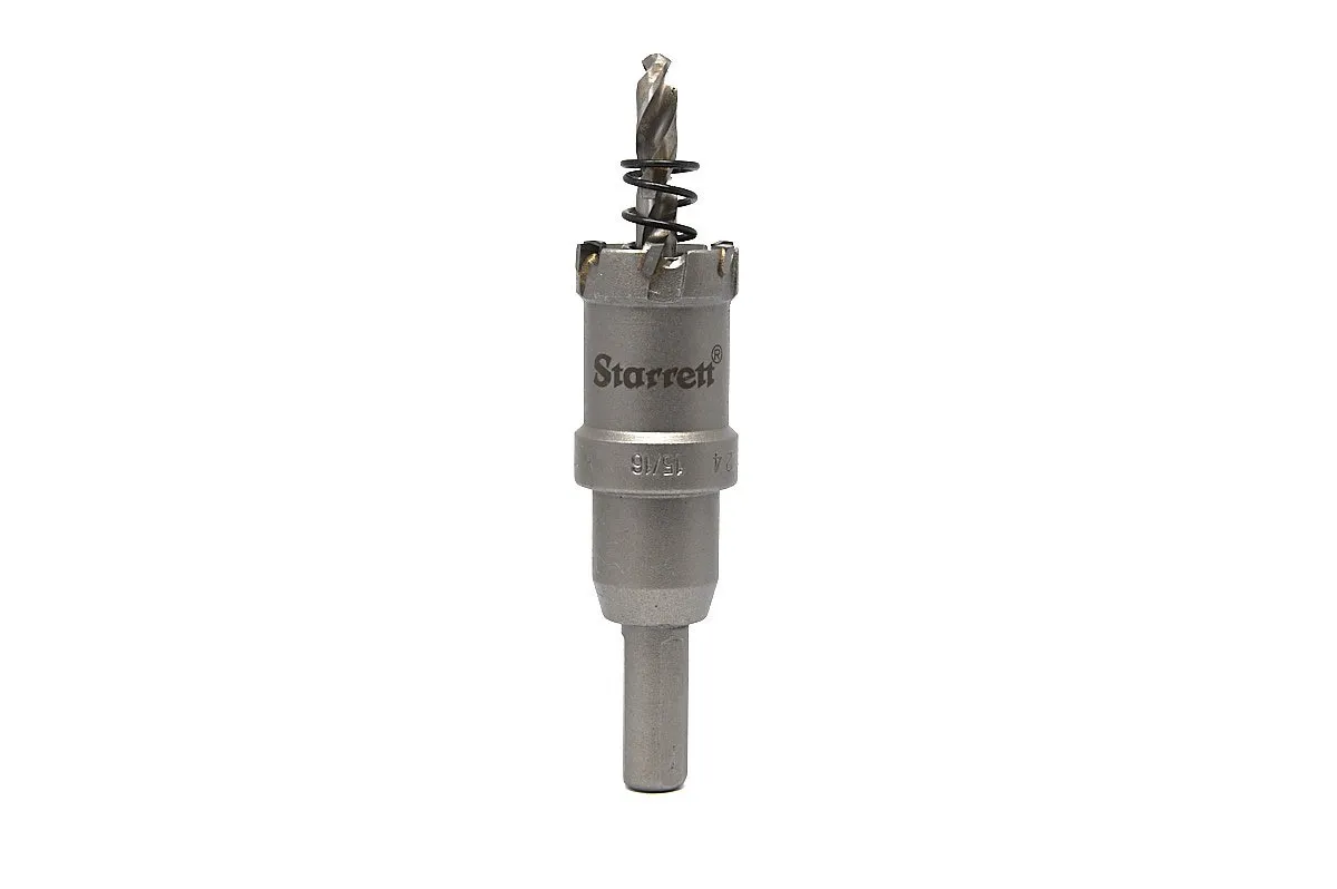 Serra Copo Tipo Fresa - CTD - Ponta de Metal Duro de 24mm e 15/16 Polegadas - Starrett - Código do Produto - CTD24