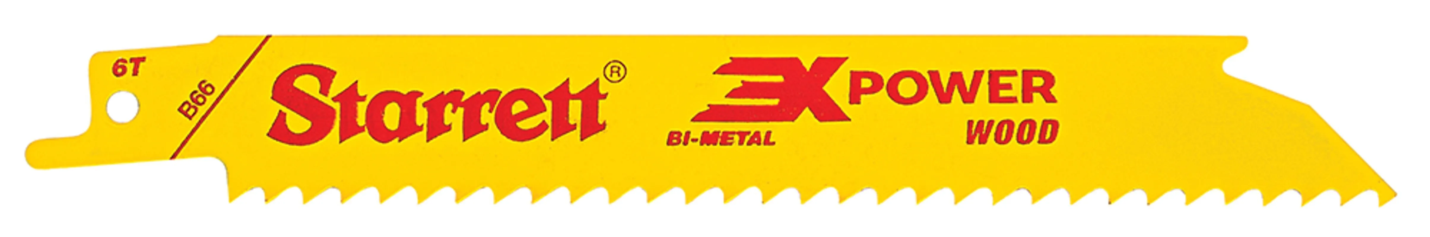 Lâmina de Serra Sabre Bi-Metal Madeira Dentição 6 com 2 Lâminas 152x19x0,89mm - B66-2