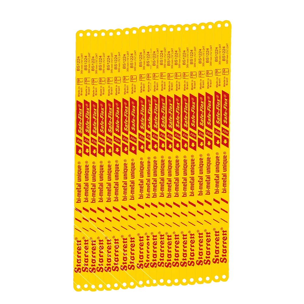 Lâmina de Serra Manual BS - Bi-Metal Starrett com 24 Dentes - Kit com 20 unidades - BS1224 KIT 20 UNIDADES