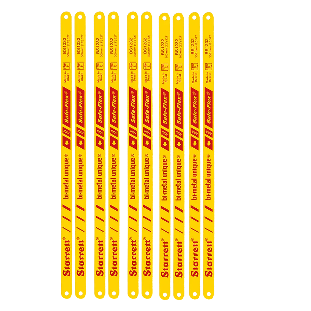 Lâmina de Serra Manual BS - Bi-Metal Starrett 32 dentes. - Kit com 10 unidades - BS1232