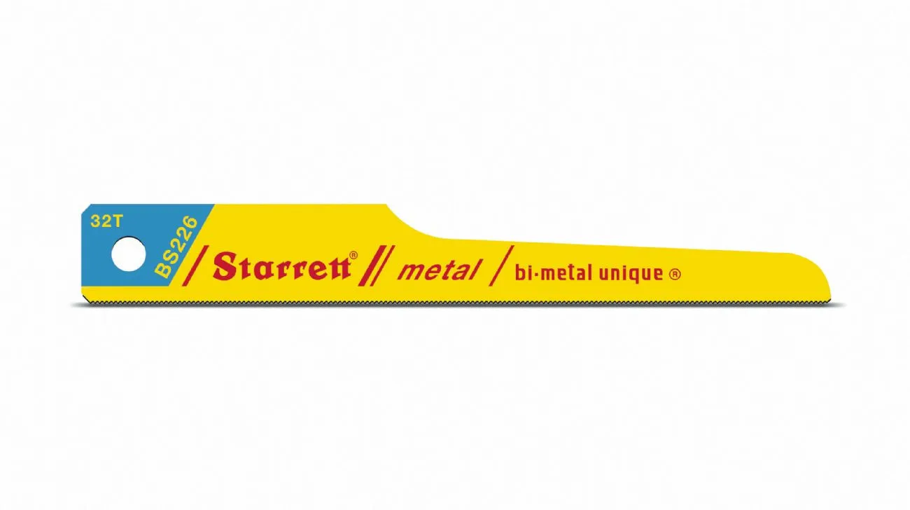 Lâminas de Serra Tico-Tico Bi-Metal para Máquinas Pneumáticas com dentição de 32 em Cartela com 5 lâminas
