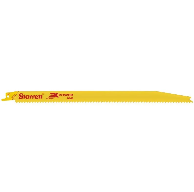 Lâmina de Serra Sabre Bi-Metal Madeira Dentição 6 com 50 Lâminas 605x19x1,27mm - BT126-50