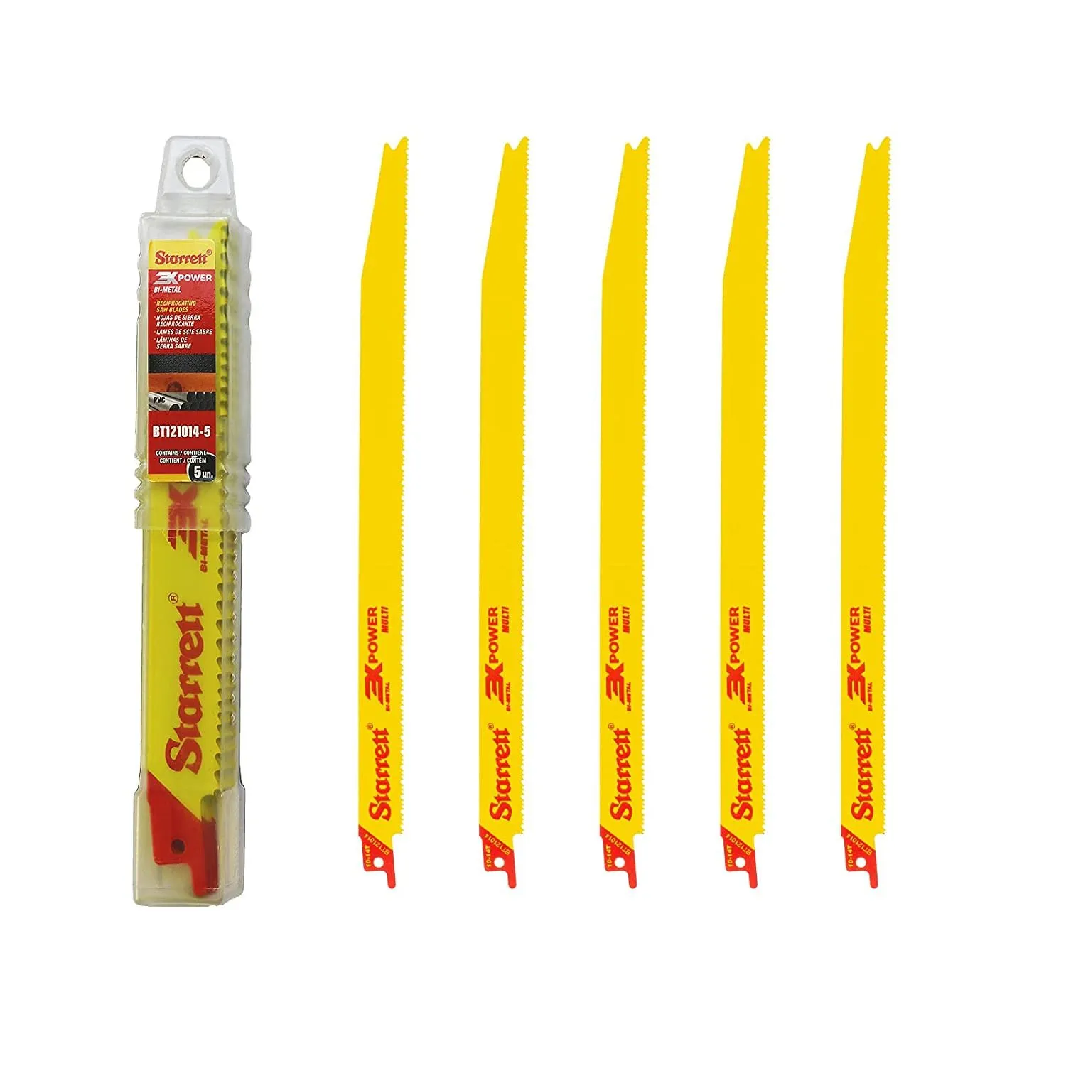 Lâmina de Serra Sabre Bi-Metal Multi - 5 Unidades – BT121014-5