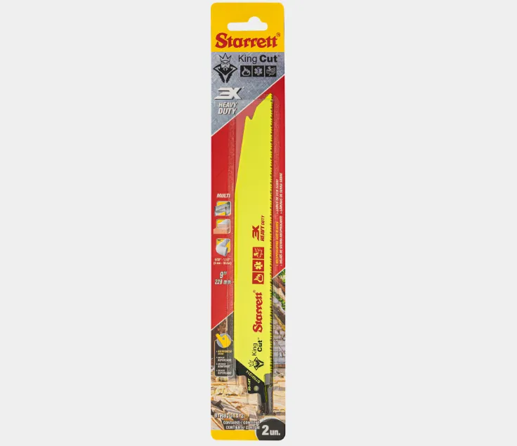 Lâmina de Serra Sabre King Cut Dentição 10-14 com 2 Lâminas 228x25x1,60mm - BTR91014-2