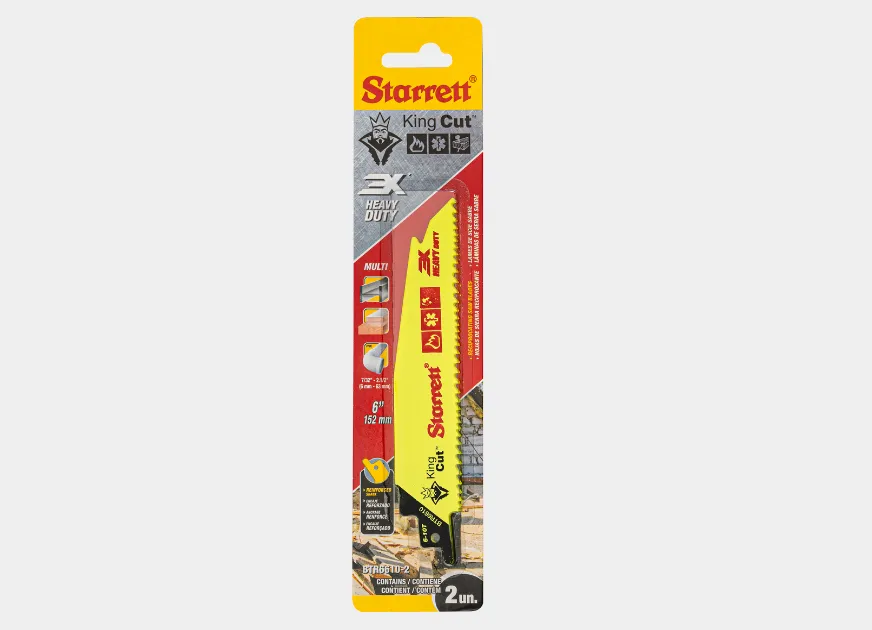 Lâmina de Serra Sabre King Cut Dentição 6 – 10 com 2 Lâminas 152x25x1,60mm - BTR6610-2