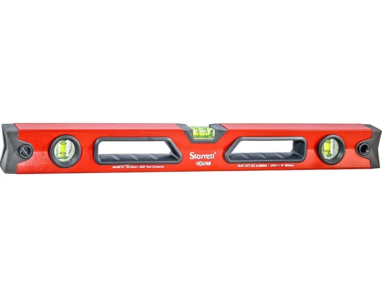 Nível de Alumínio Box Beam Linha Exact com Superfície Magnética de 500mm (20") - KLBX20-1-S