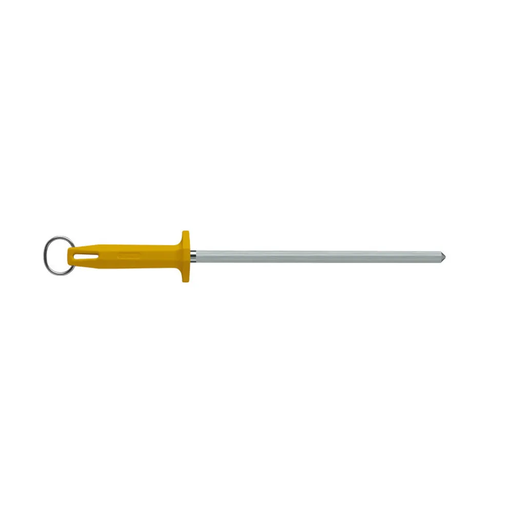 Chaira Haste Estriada 10 polegadas/25cm com Cabo Amarelo - BKY407-10
