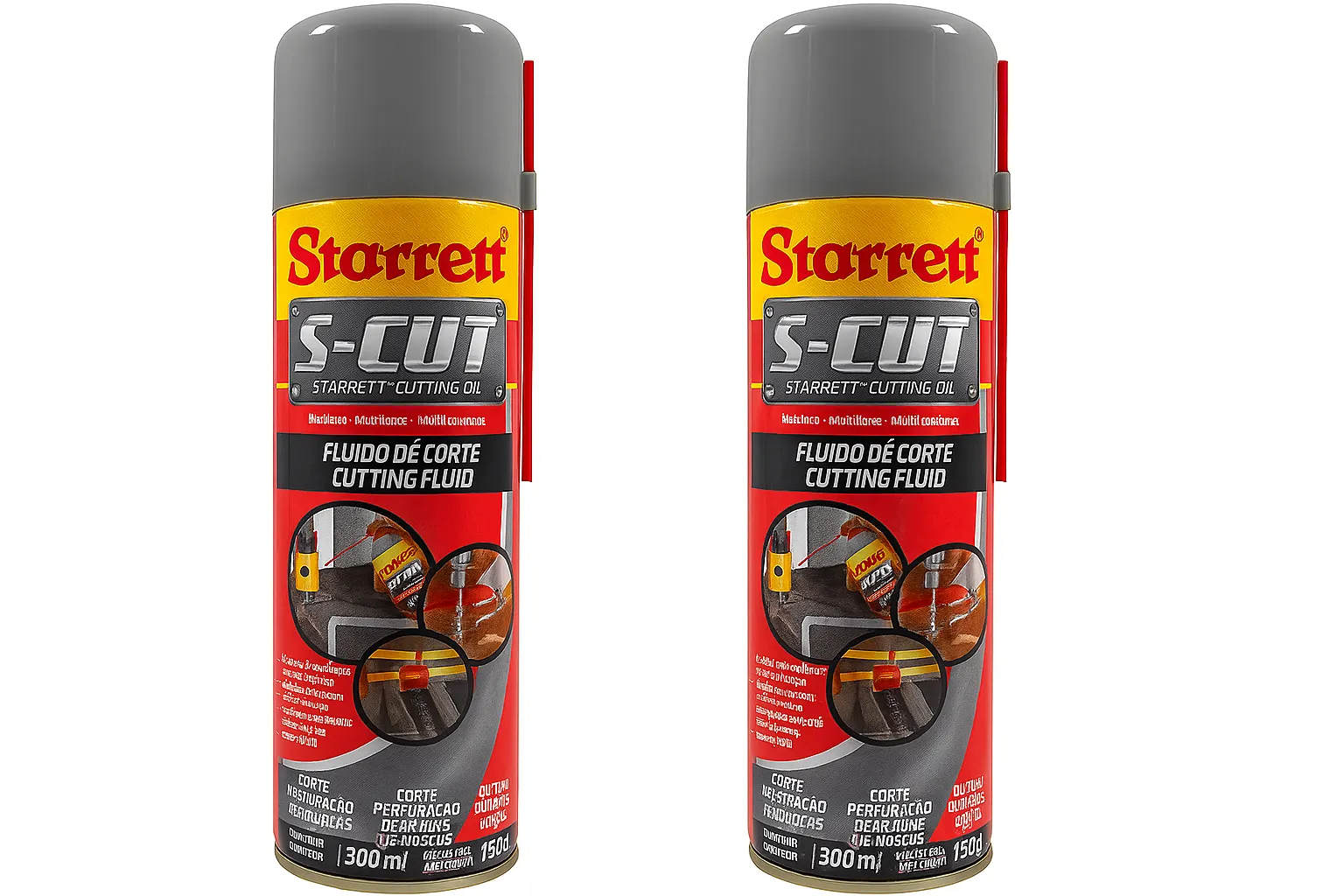 Fluido de Corte S-Cut Starrett - Kit com 2 unidades